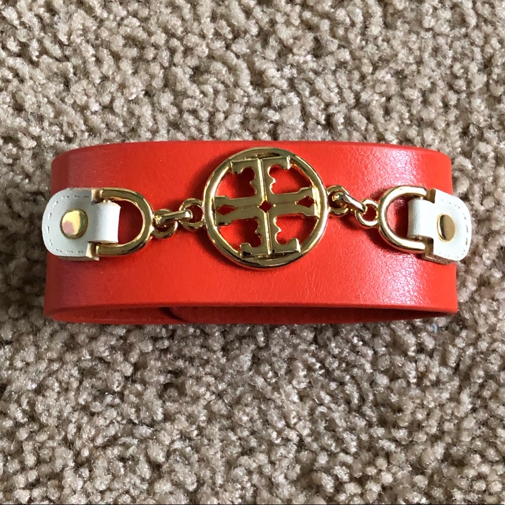 Tory Burch leather cuff